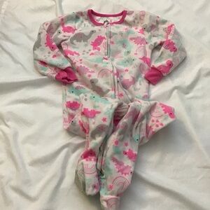 Kids Headquarters Dinosaur Fleece Footed Pajamas